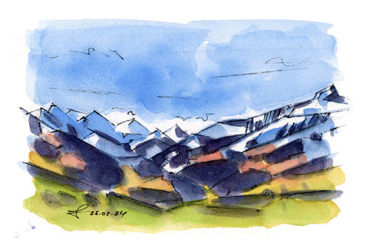 von Känel Franziska , «Kandertal, Mittagspause»