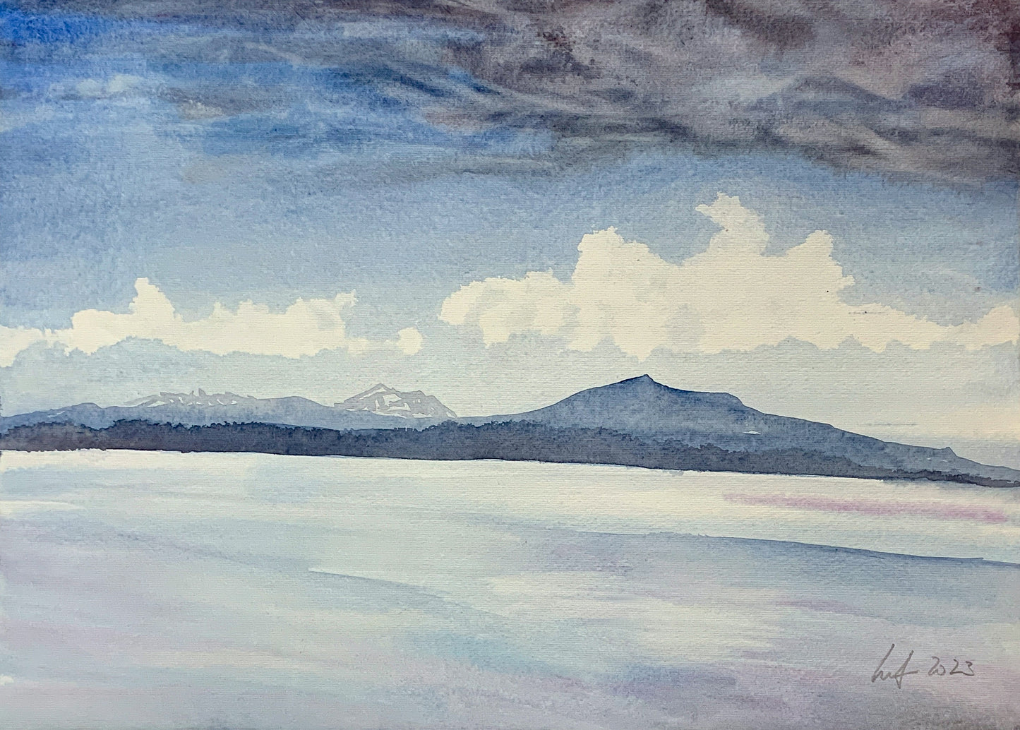 Fehr Federhirn Hansruedi, «Mont Salève, Lac Leman»